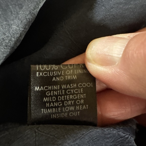 Feral Childe Y2K Cupro Eco Friendly Minimalist Dress‎ sz S Blue Button Up - Picture 6 of 10